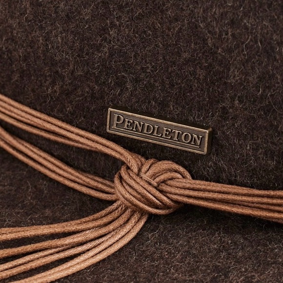 Pendleton Women’s Cassandra Whiskey Brown Wool Felt Hat Fedora S/M NWTs main image 7